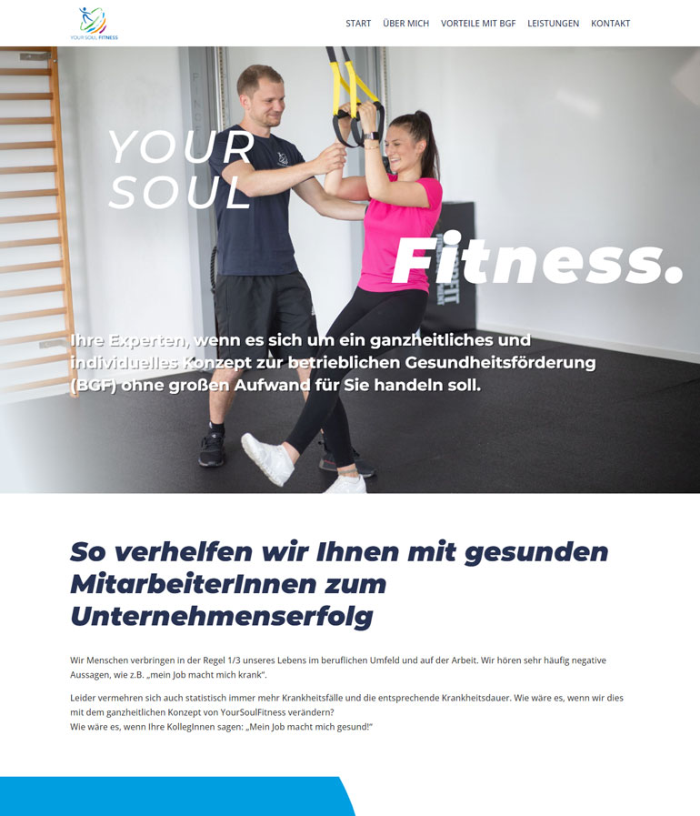 Website yoursoul fitness